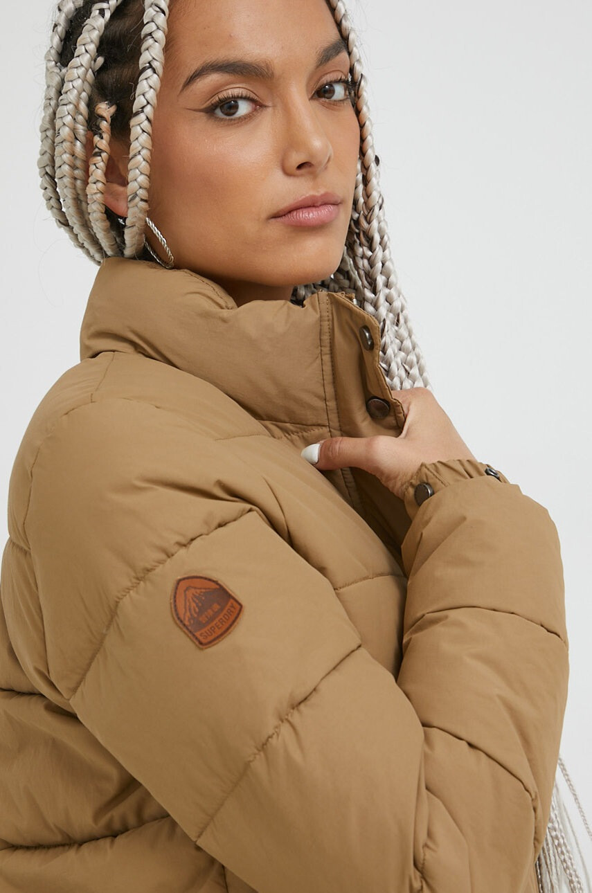 Superdry Яке в кафяво със зимна изолация - Pepit.bg