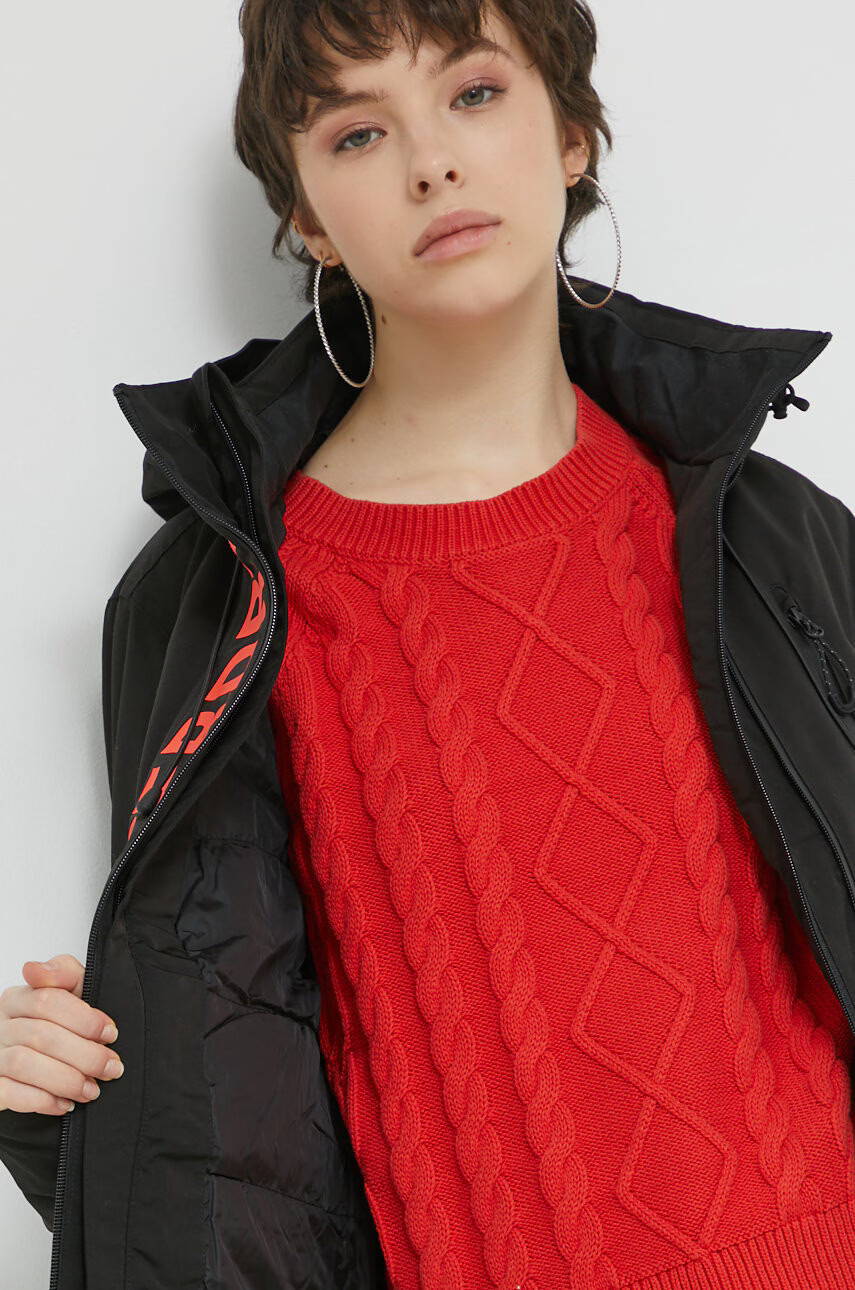 Superdry Яке в черно с преходна изолация - Pepit.bg