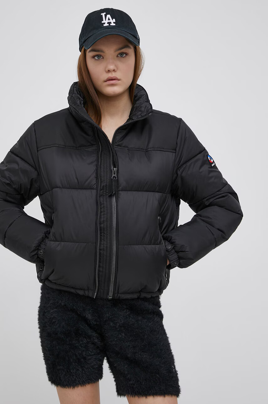 Superdry Яке дамско в черно със зимна изолация - Pepit.bg