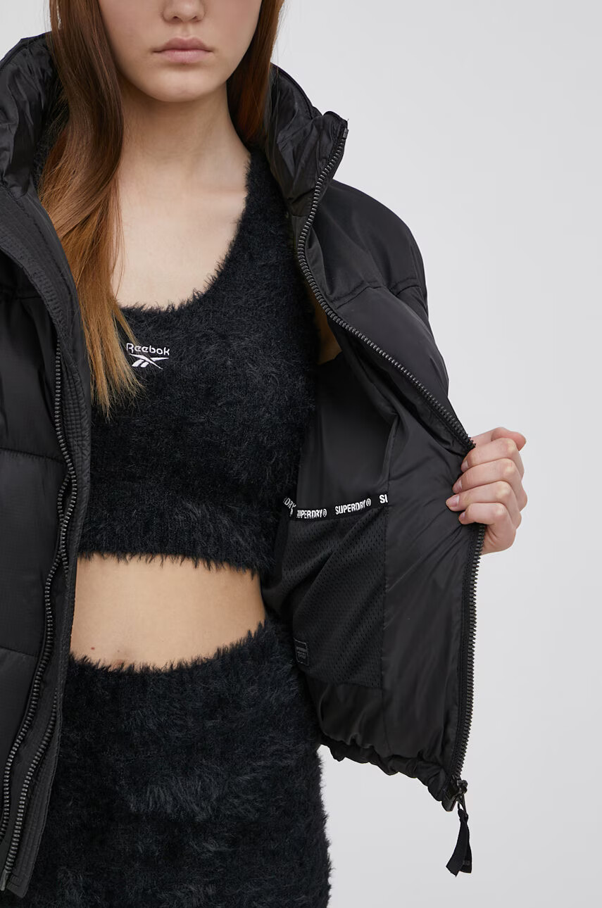 Superdry Яке дамско в черно със зимна изолация - Pepit.bg