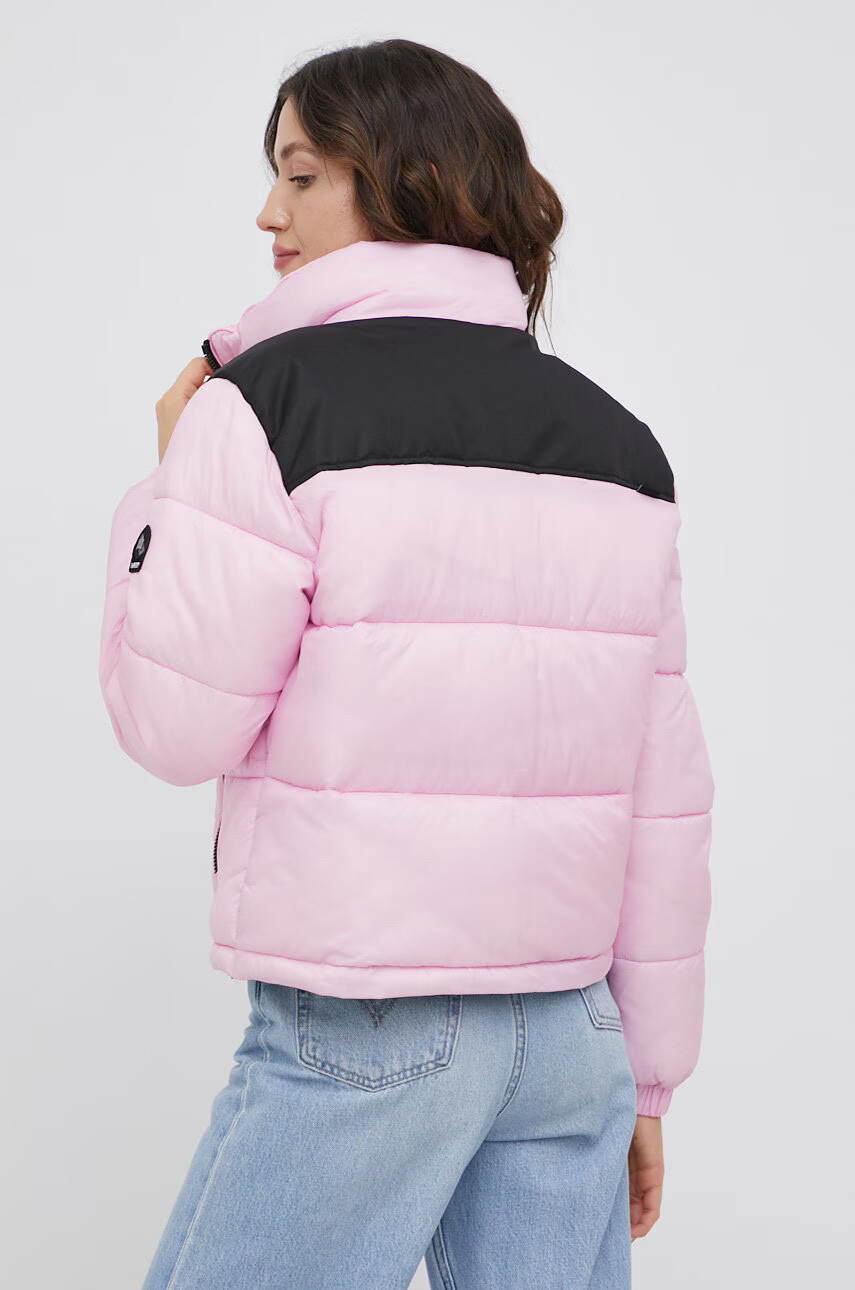 Superdry Яке дамско в розово със зимна изолация - Pepit.bg