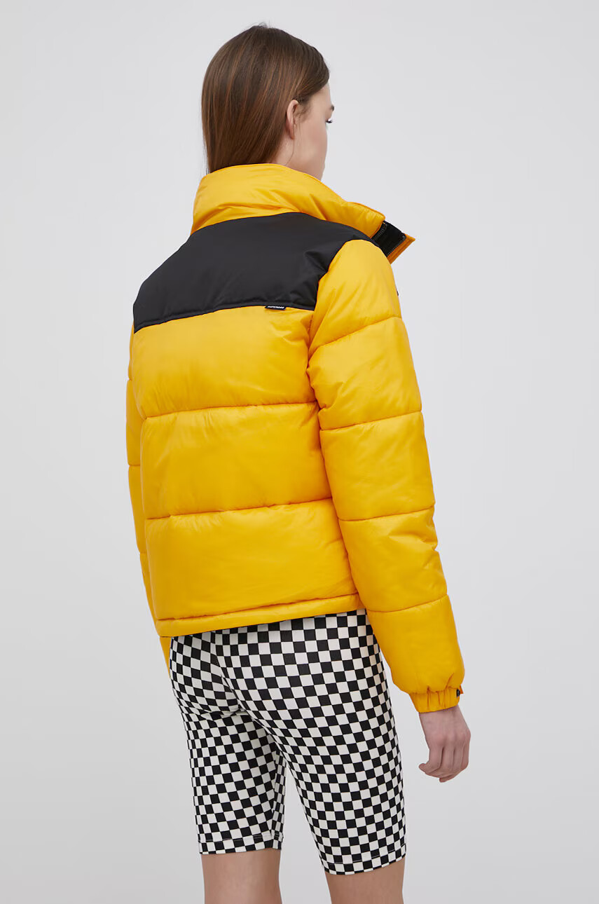 Superdry Яке дамско в жълто със зимна изолация - Pepit.bg