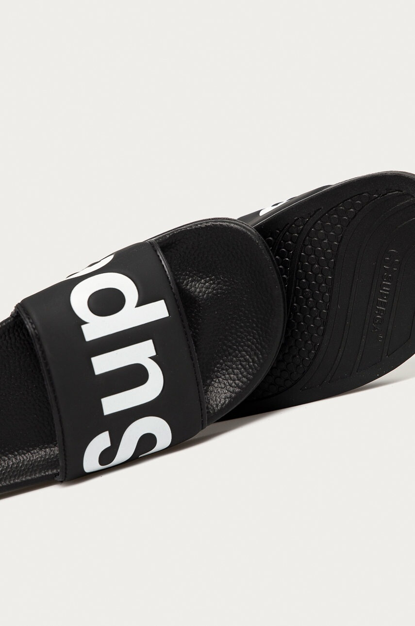 Superga Чехли дамски в черно - Pepit.bg