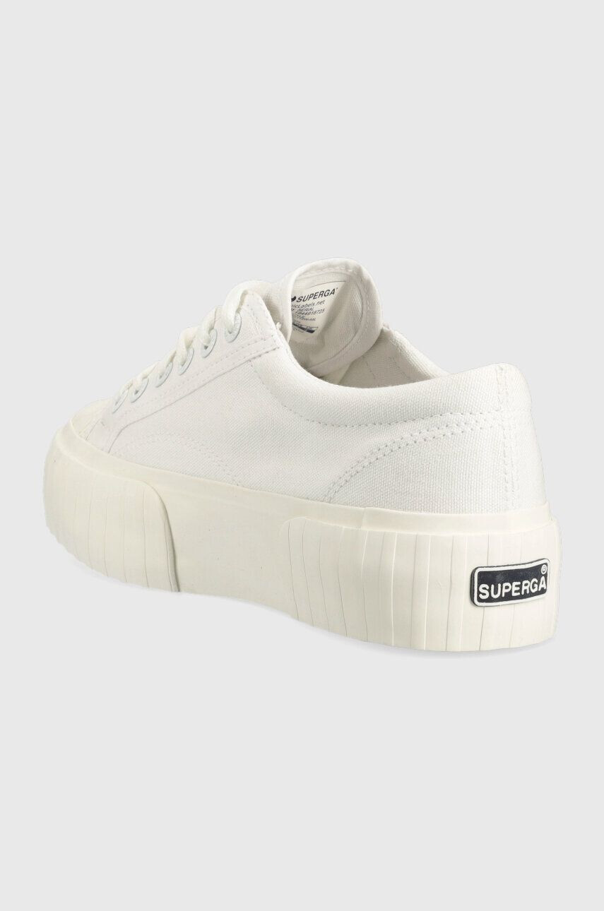 Superga Ниски кецове 2631 STRIPE PLATFORM в бяло S5111SW - Pepit.bg