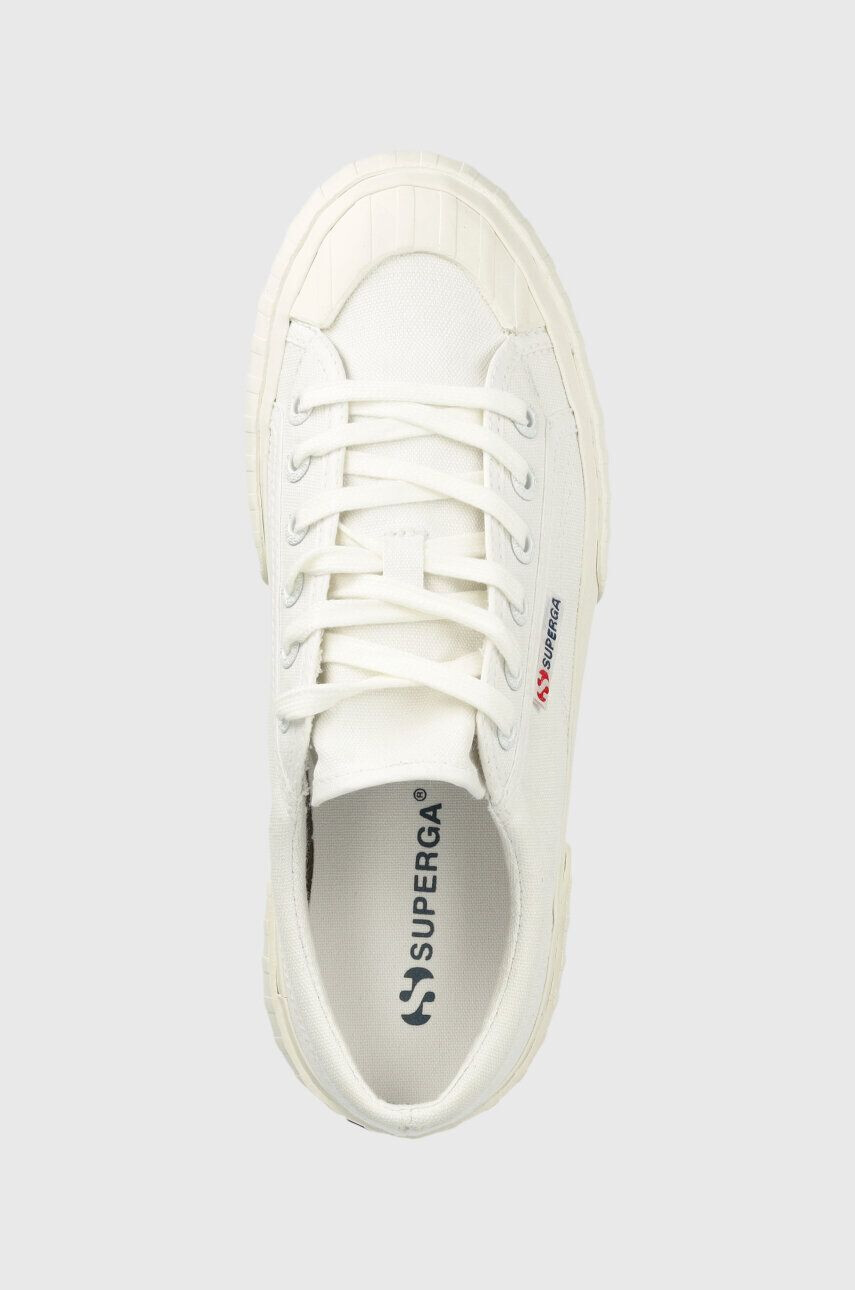 Superga Ниски кецове 2631 STRIPE PLATFORM в бяло S5111SW - Pepit.bg