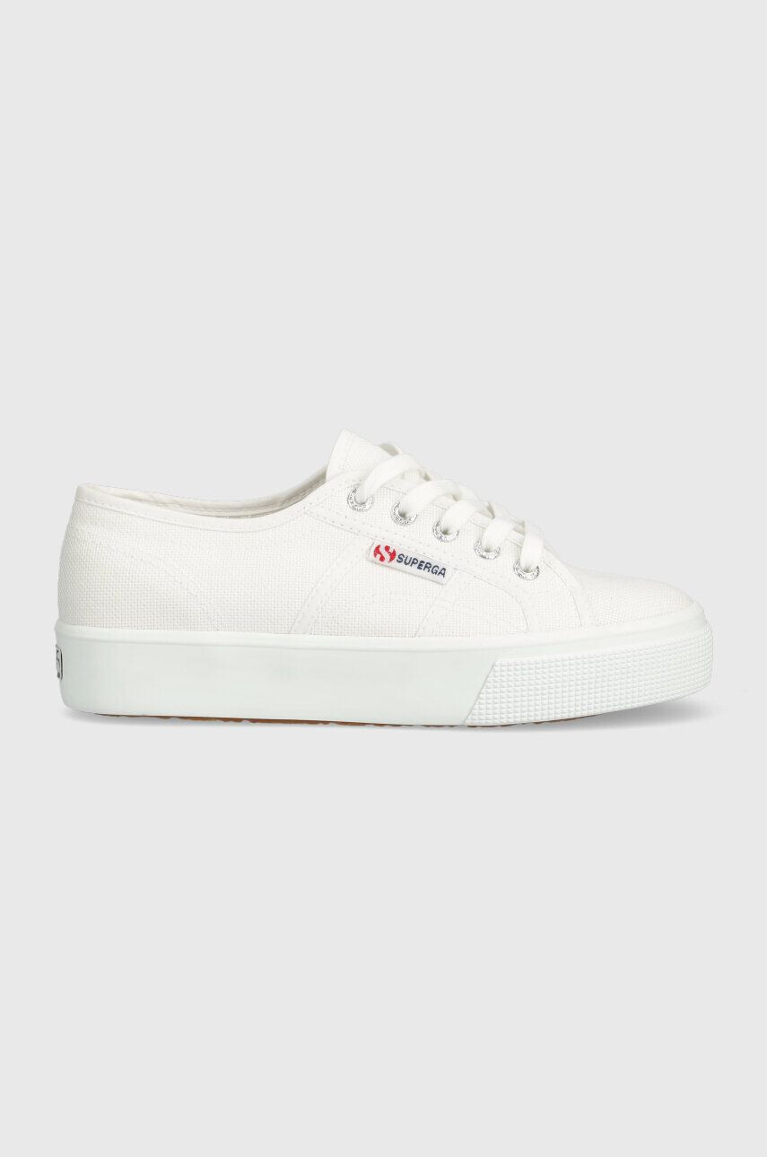 Superga Ниски кецове 2730 MID PLATFORM в бяло S2127IW - Pepit.bg