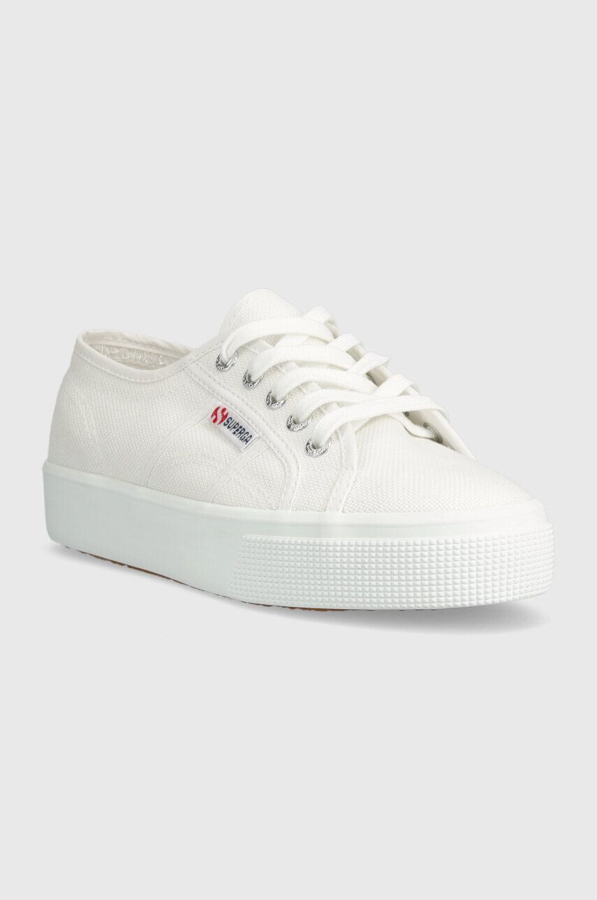 Superga Ниски кецове 2730 MID PLATFORM в бяло S2127IW - Pepit.bg