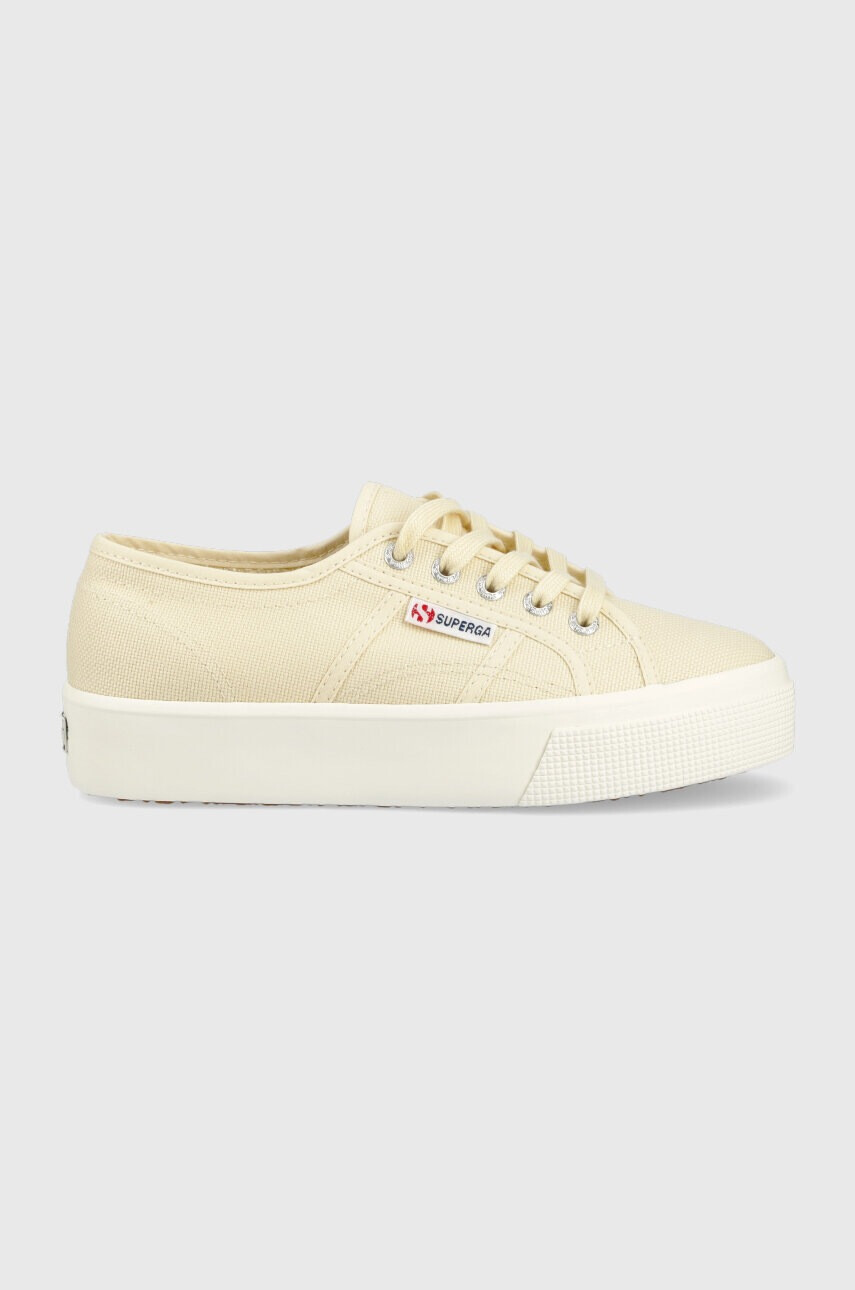 Superga Ниски кецове 2730 MID PLATFORM в бежово S2127IW - Pepit.bg