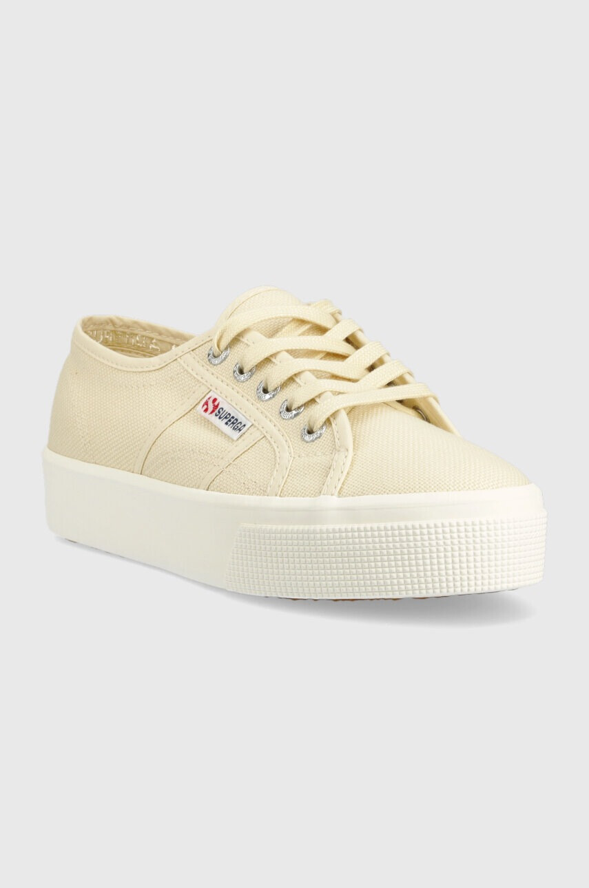 Superga Ниски кецове 2730 MID PLATFORM в бежово S2127IW - Pepit.bg