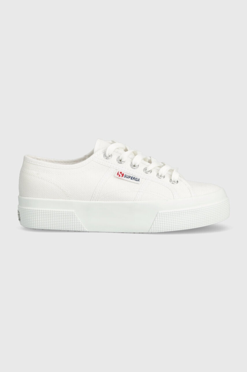 Superga Ниски кецове 2740 PLATFORM в бяло S21384W - Pepit.bg