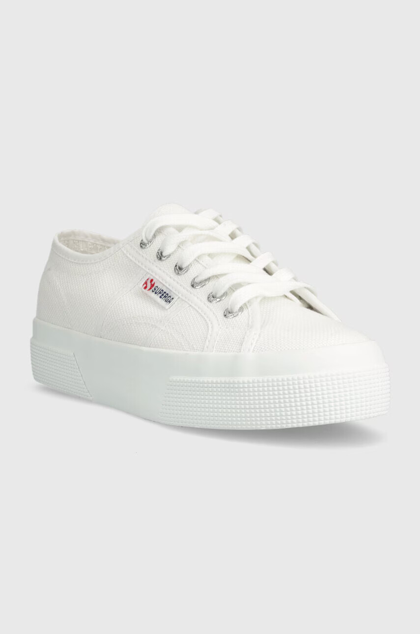 Superga Ниски кецове 2740 PLATFORM в бяло S21384W - Pepit.bg