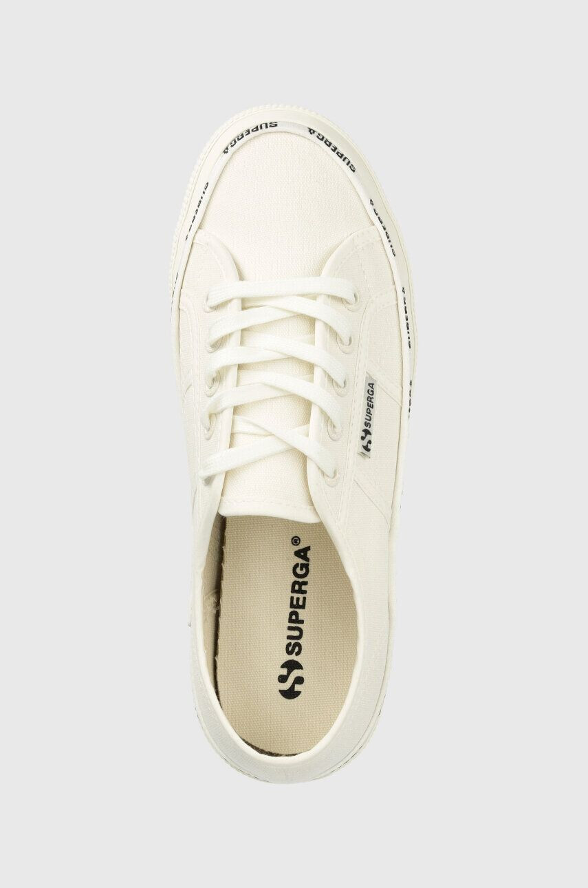 Superga Ниски кецове 2750 LOGO PIPING в бяло S7125NW - Pepit.bg