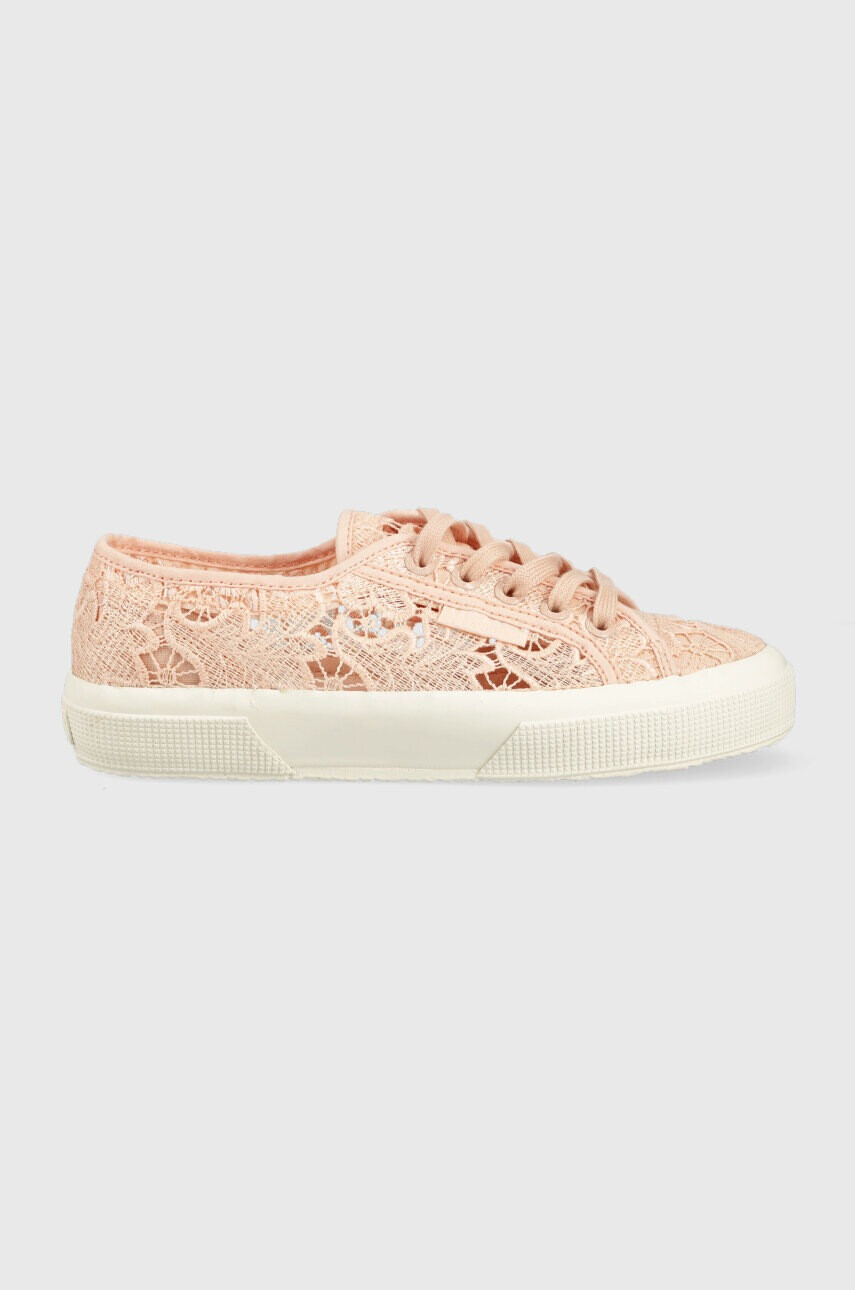 Superga Ниски кецове 2750 MACRAME в розово S81219W - Pepit.bg