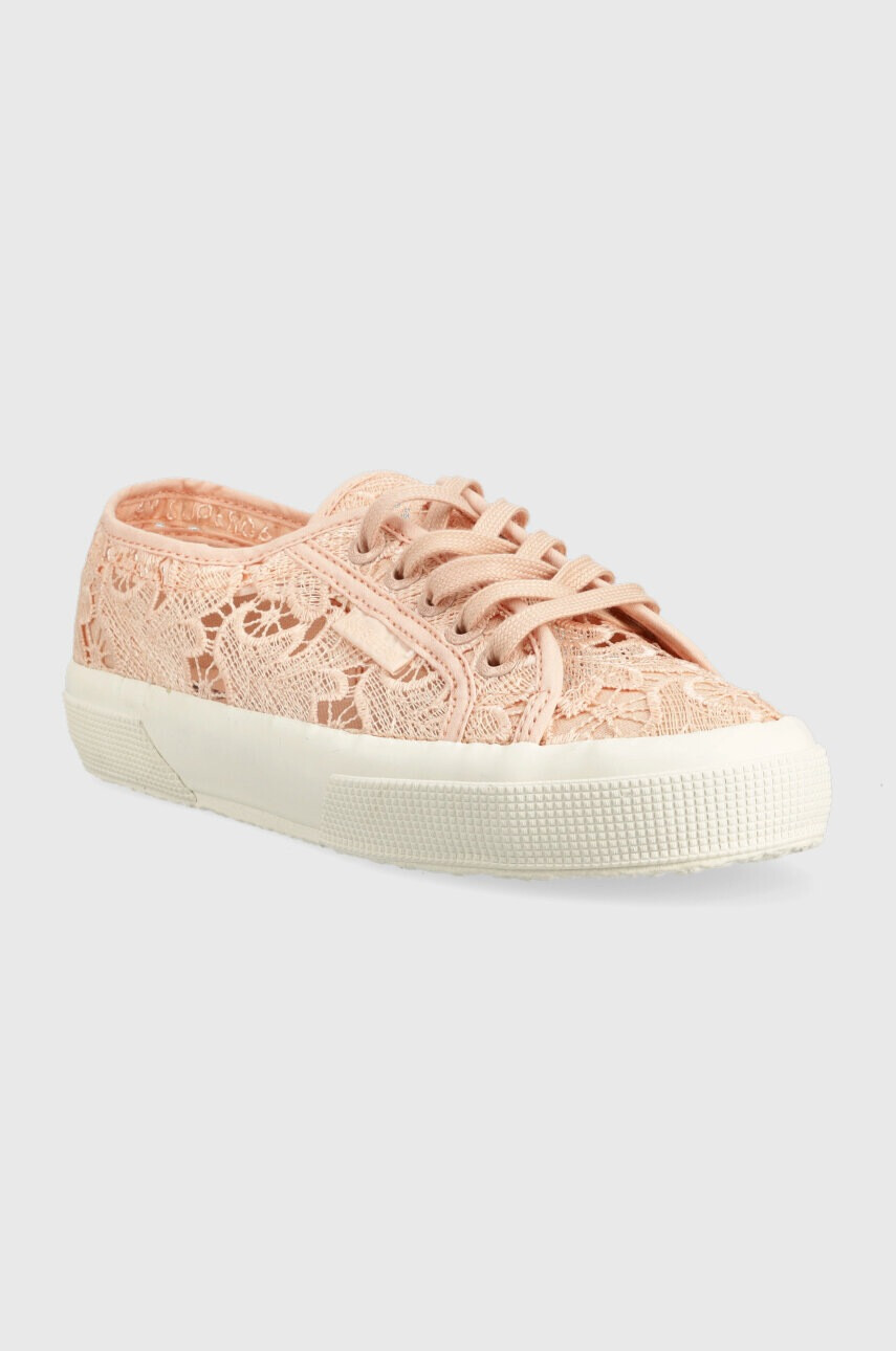 Superga Ниски кецове 2750 MACRAME в розово S81219W - Pepit.bg