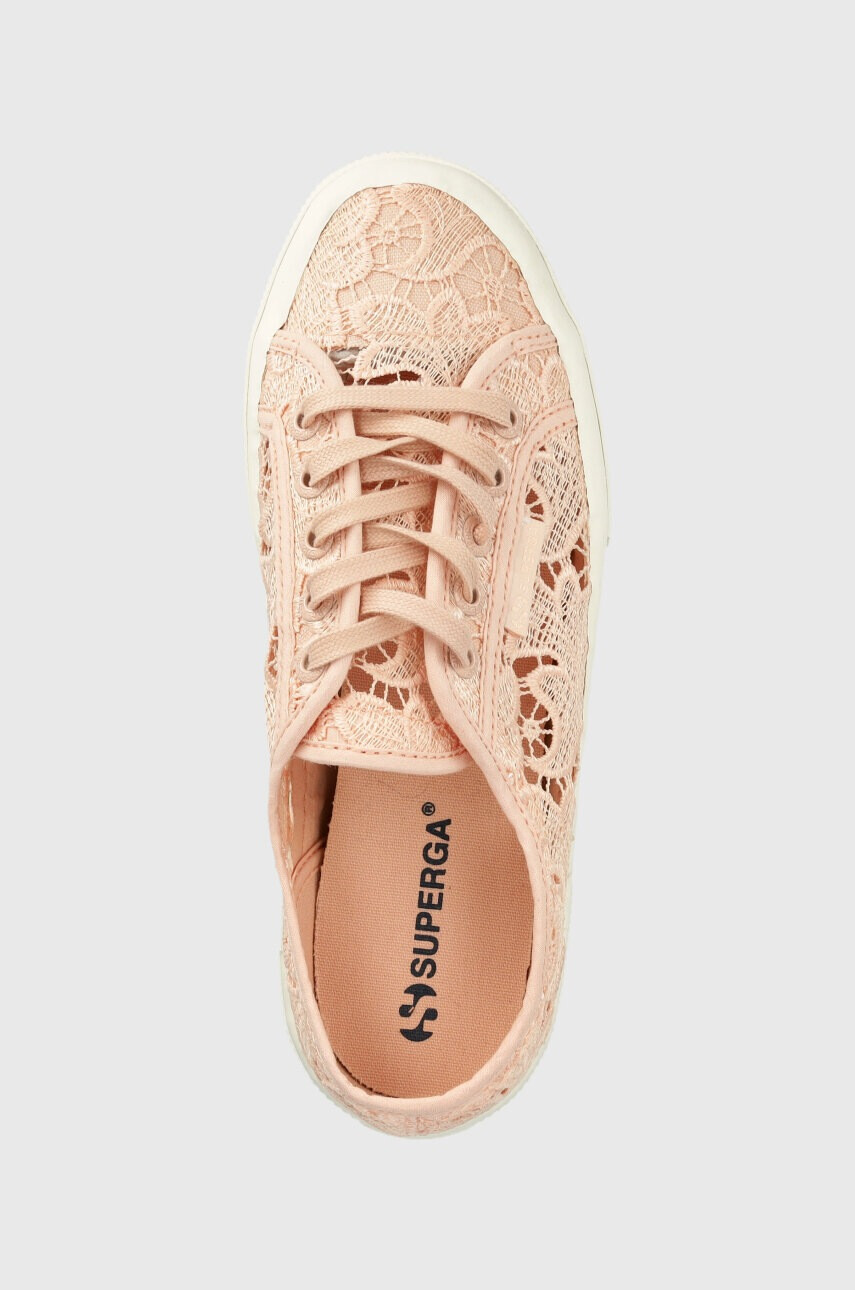 Superga Ниски кецове 2750 MACRAME в розово S81219W - Pepit.bg