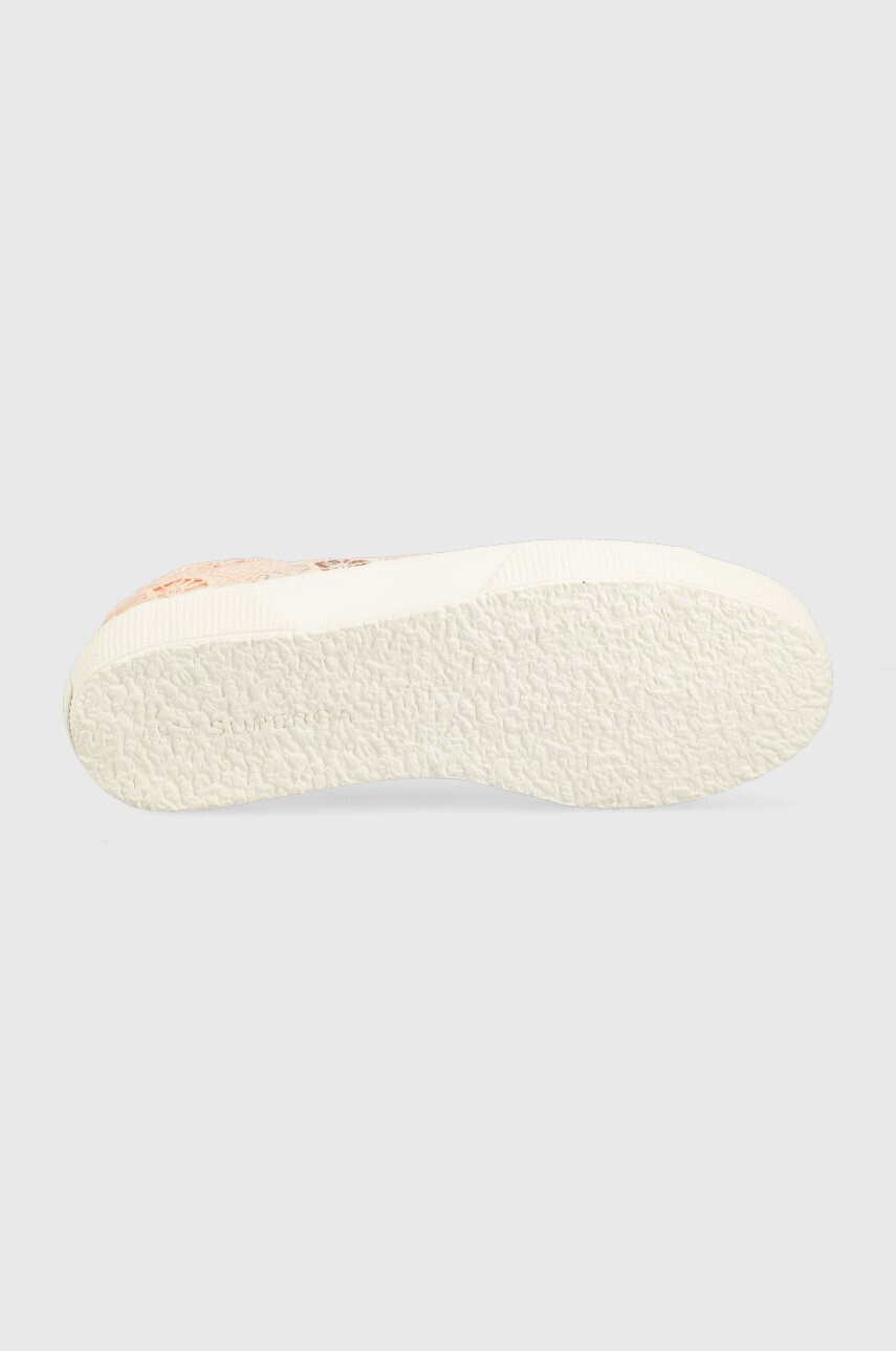 Superga Ниски кецове 2750 MACRAME в розово S81219W - Pepit.bg