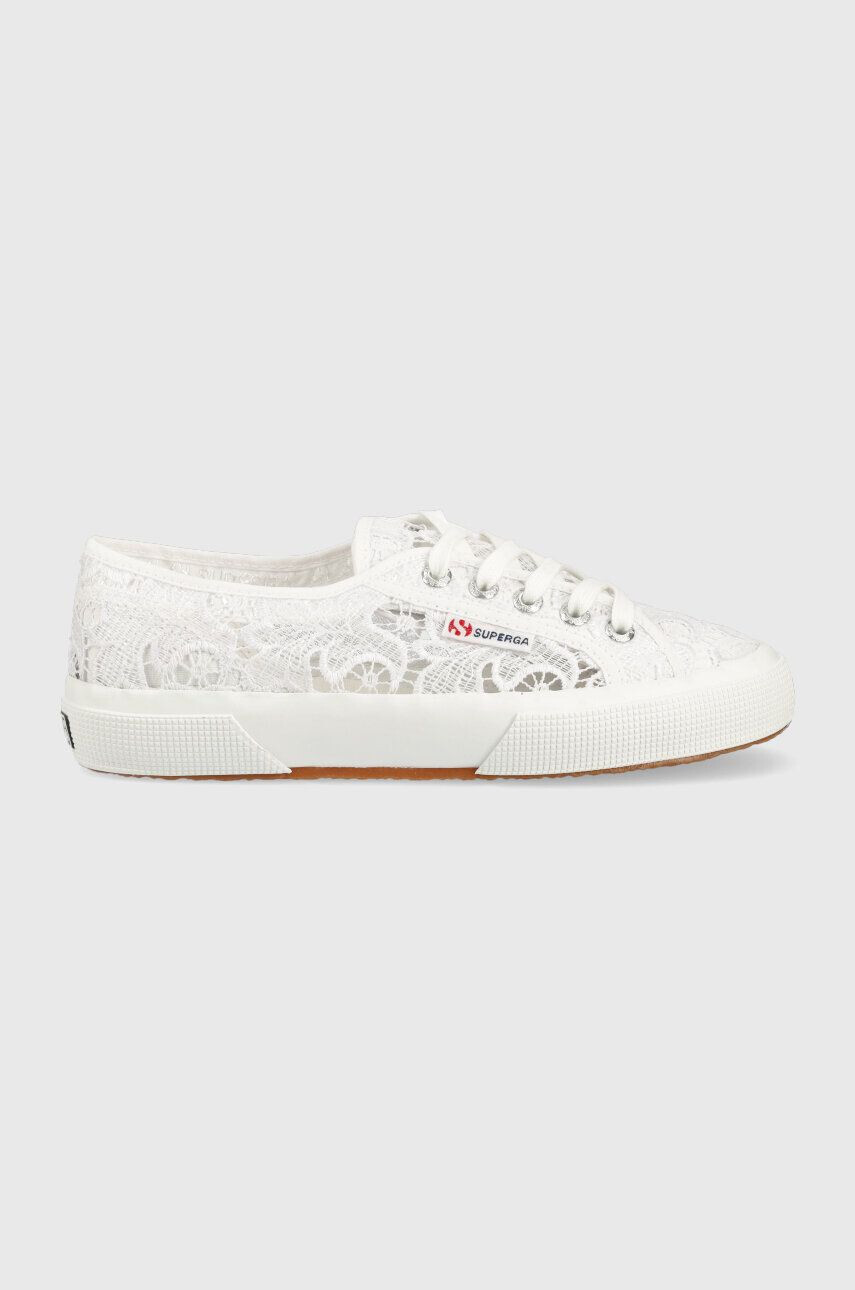 Superga Ниски кецове 2750 MACRAME в бяло S81219W - Pepit.bg