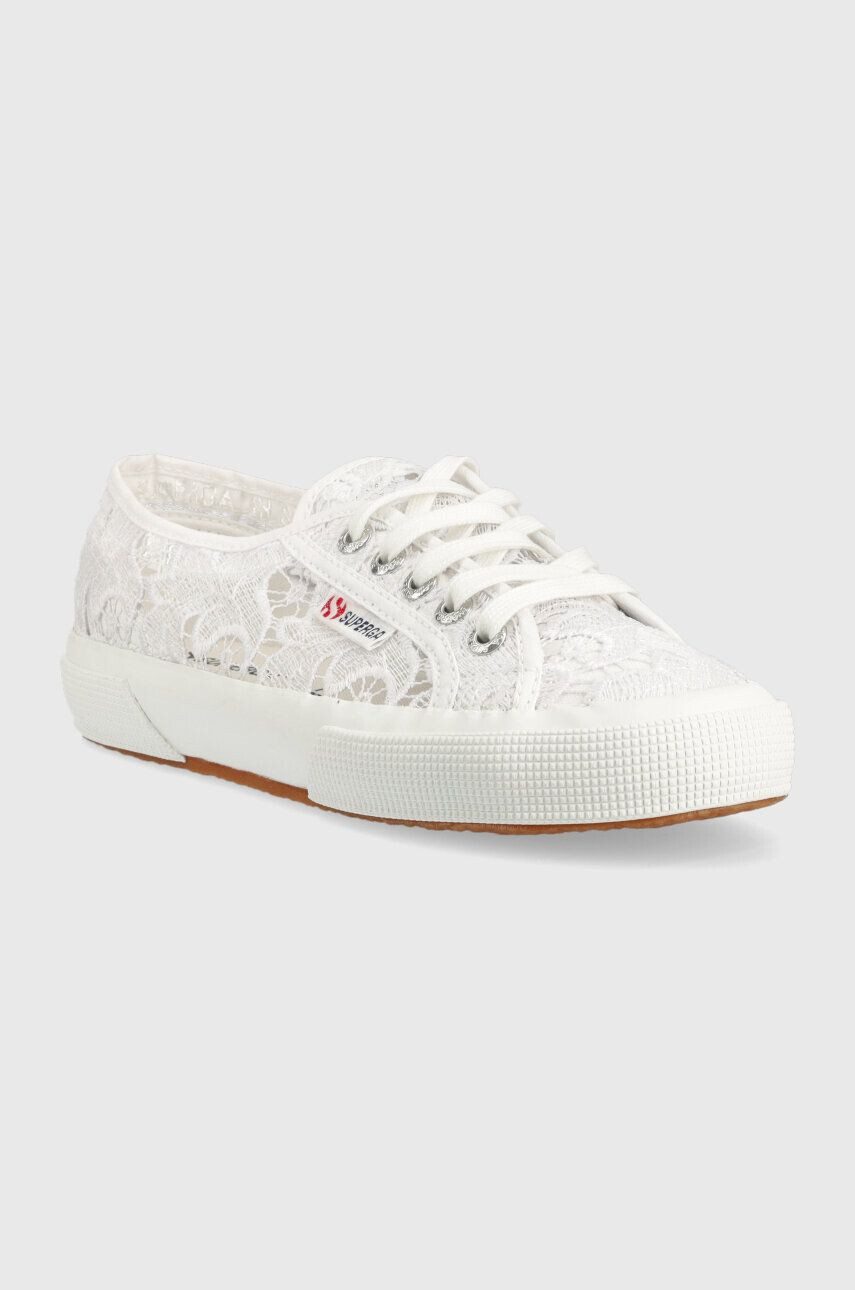 Superga Ниски кецове 2750 MACRAME в бяло S81219W - Pepit.bg