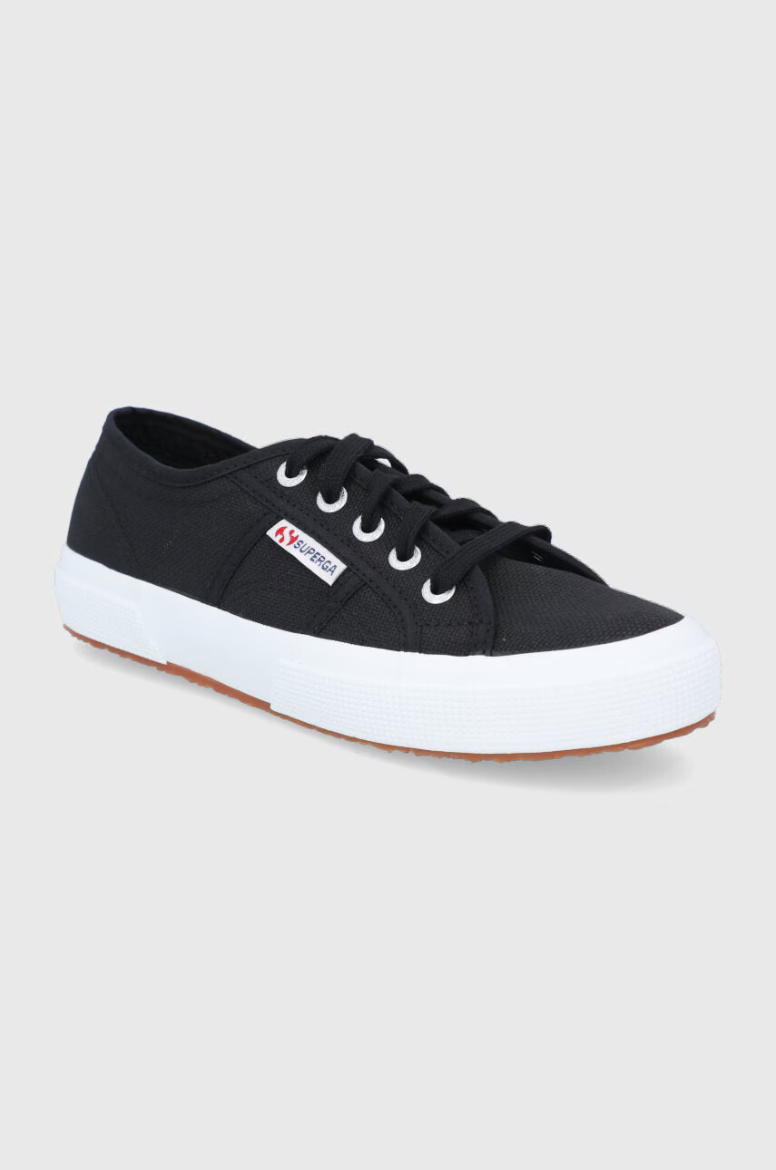 Superga Ниски кецове дамски в черно - Pepit.bg