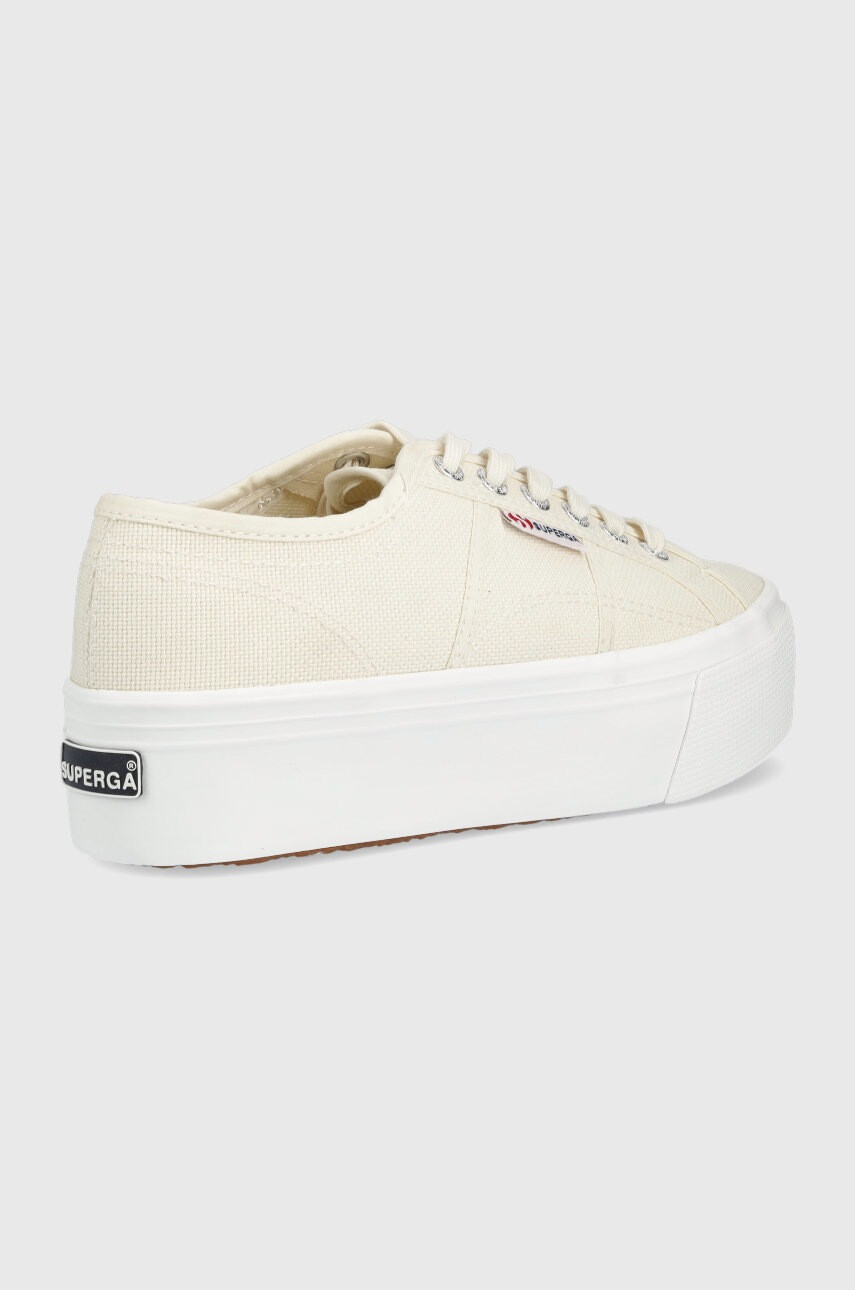Superga Ниски кецове в бежово - Pepit.bg