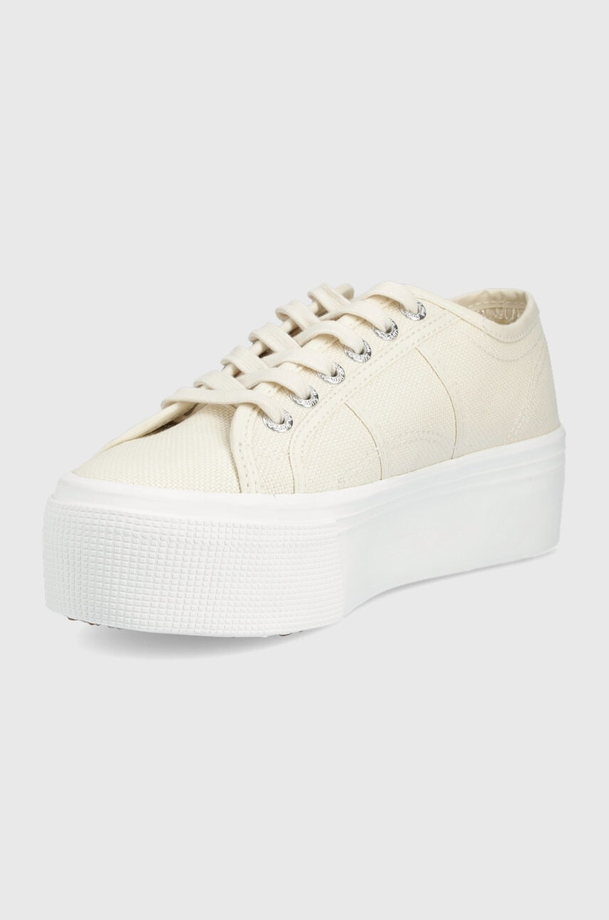 Superga Ниски кецове в бежово - Pepit.bg