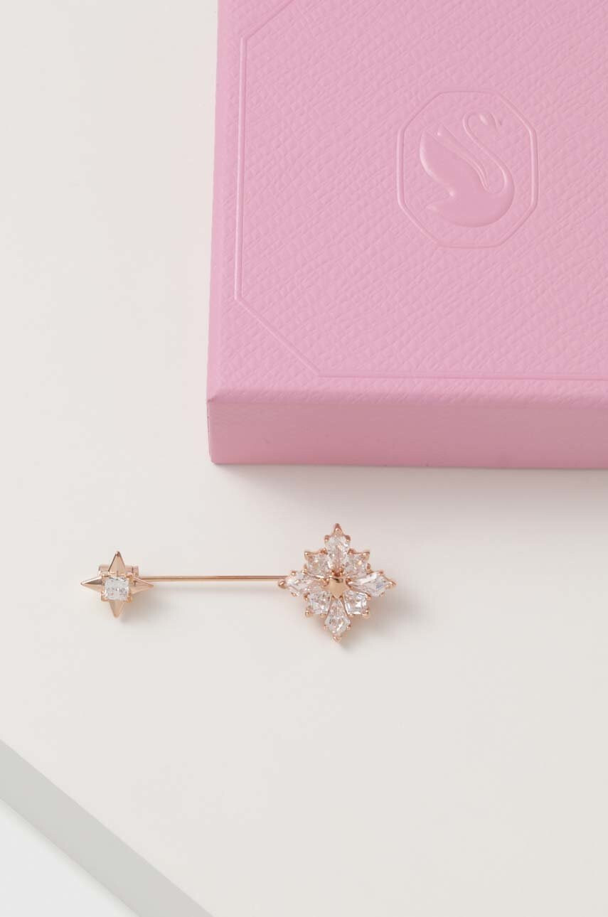 Swarovski Брошка в златисто - Pepit.bg