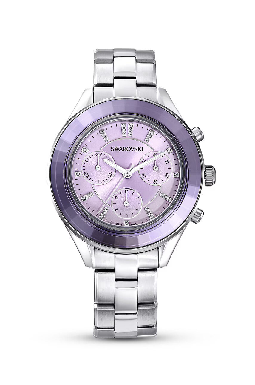 Swarovski Часовник 5632263 OCTEA LUX CHRONO дамски в розово - Pepit.bg