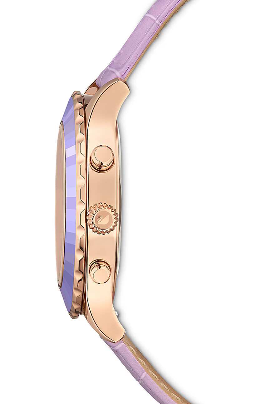 Swarovski Часовник дамски в тъмносиньо - Pepit.bg