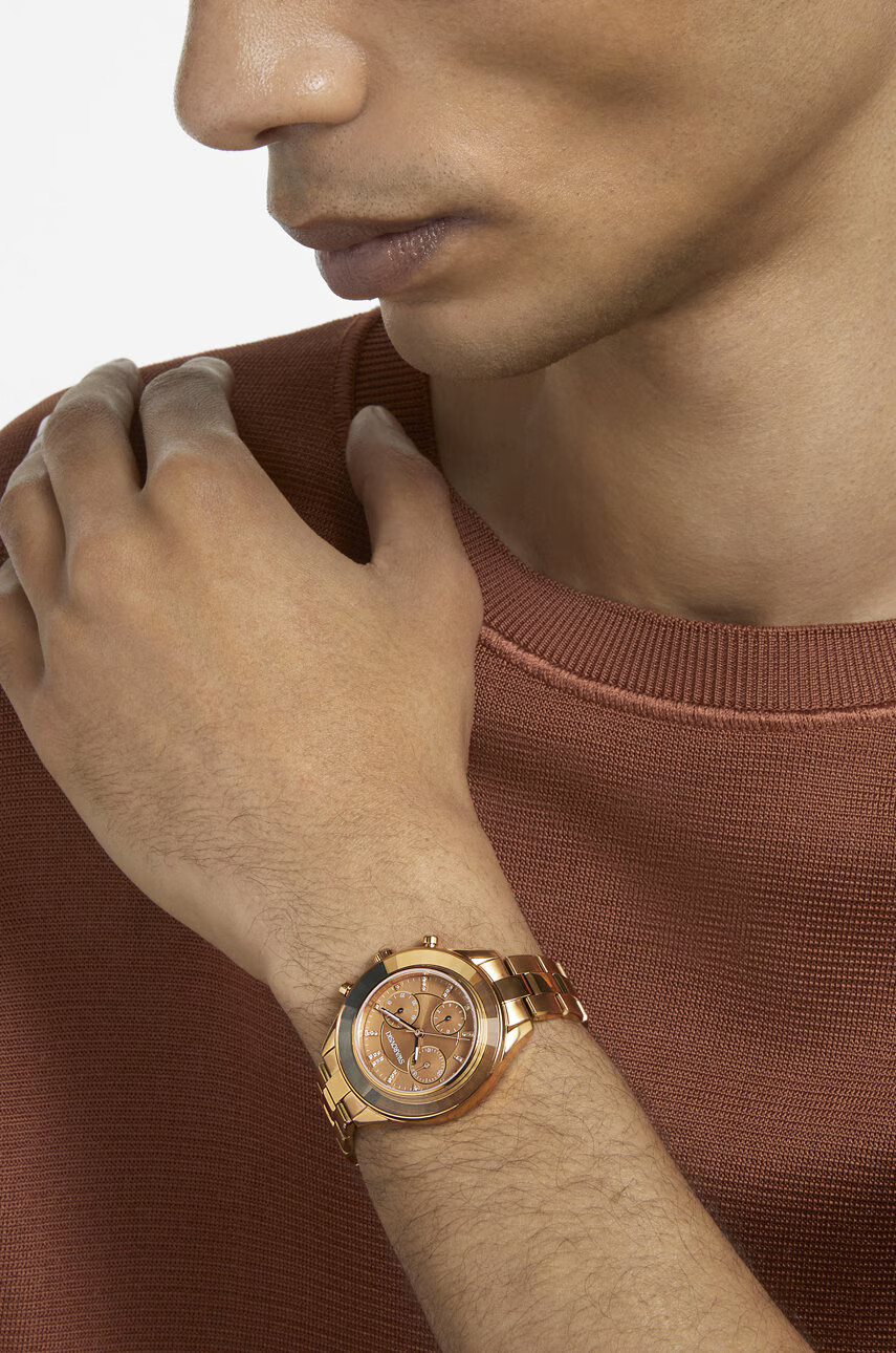Swarovski Часовник 5632472 OCTEA LUX SPORT дамски в златисто - Pepit.bg