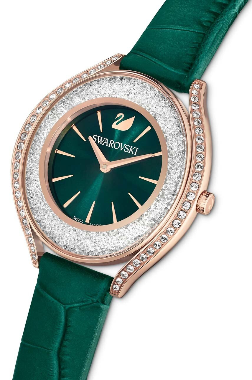 Swarovski Часовник дамски в зелено - Pepit.bg