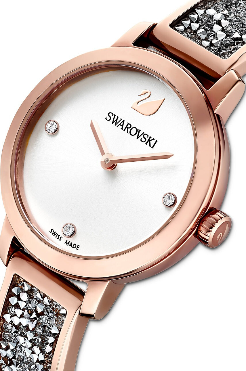 Swarovski Часовник 5376092 COSMIC ROCK дамски в сиво - Pepit.bg
