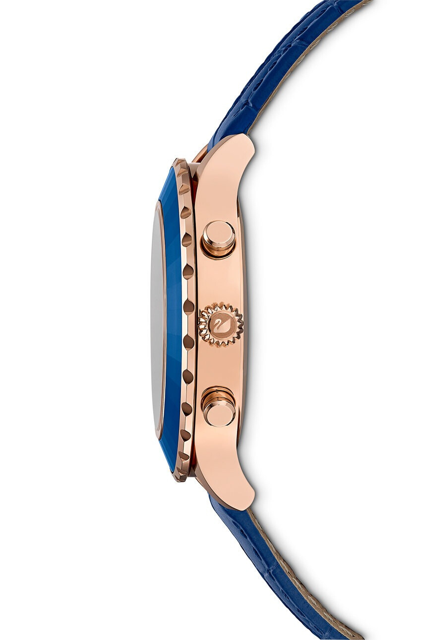 Swarovski Часовник дамски в тъмносиньо - Pepit.bg