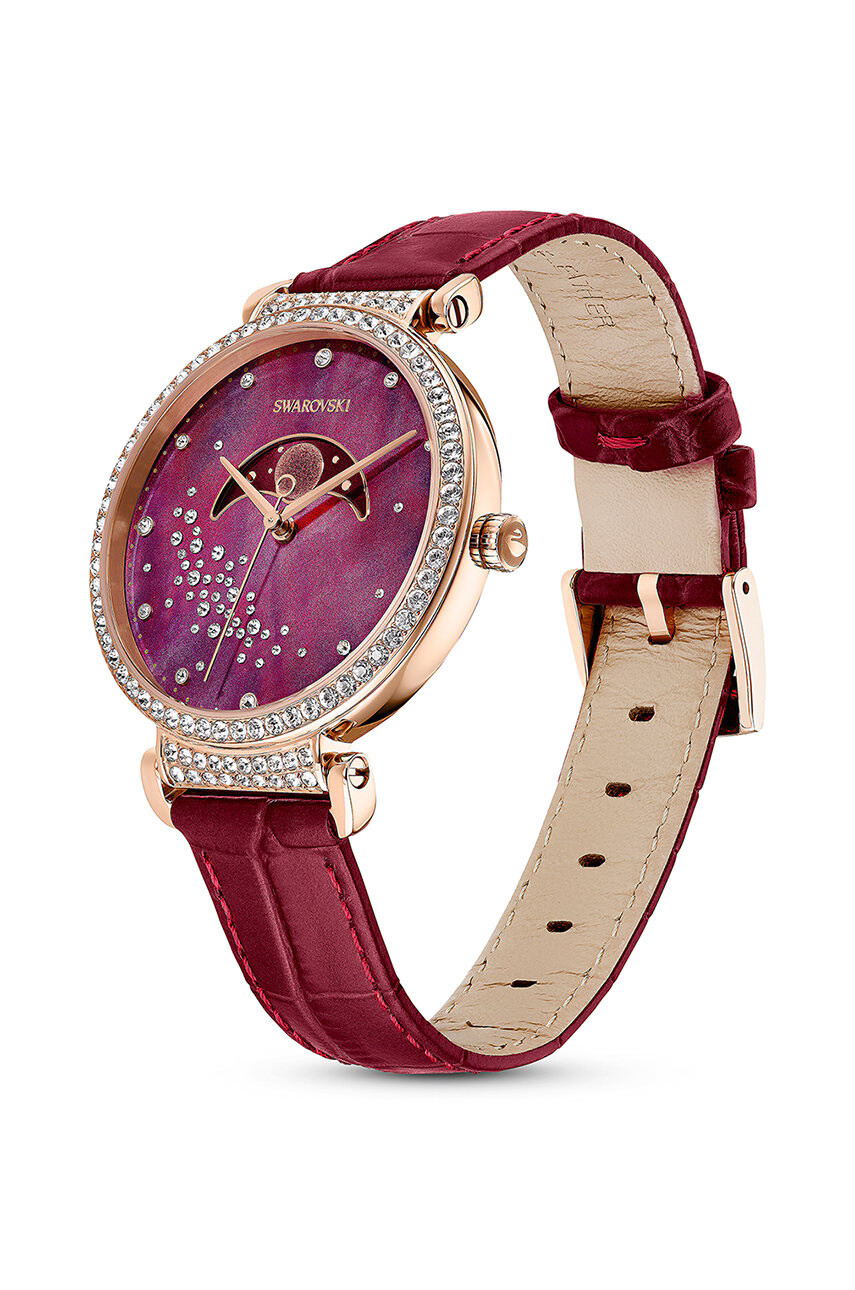 Swarovski Часовник 5613323 Passage Moon Phase дамски в червено - Pepit.bg