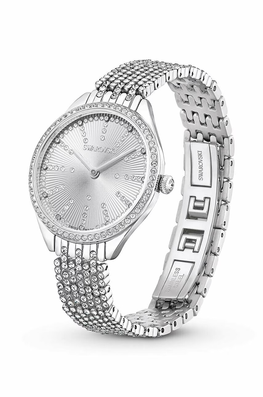 Swarovski Часовник 5644062 ATTRACT дамски в сребристо - Pepit.bg