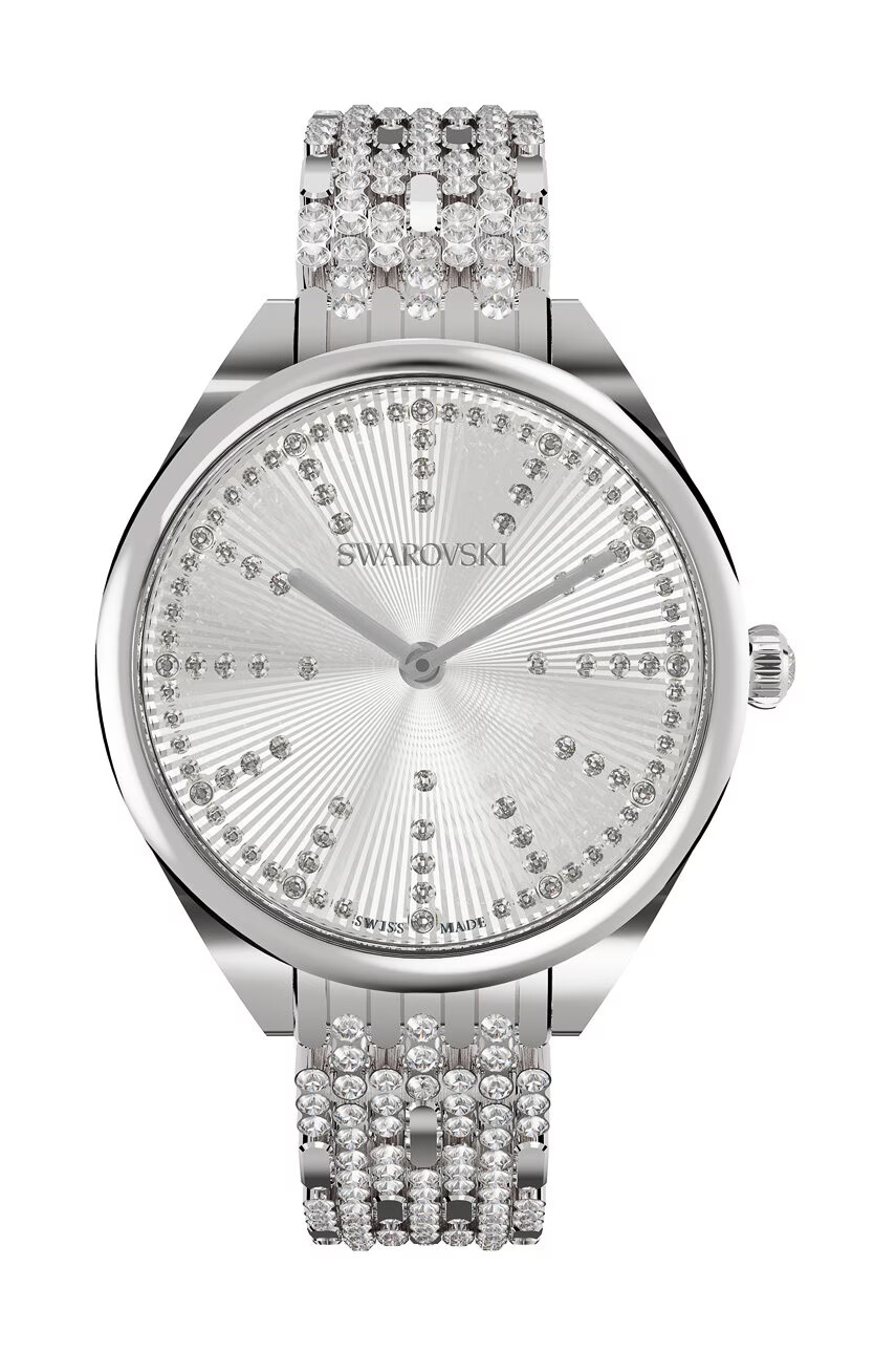 Swarovski Часовник 5610490 ATTRACT дамски в сребристо - Pepit.bg