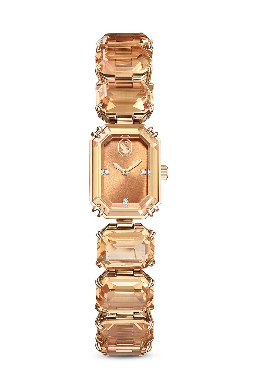 Swarovski Часовник MILLENIA 5630831 дамски в кафяво - Pepit.bg