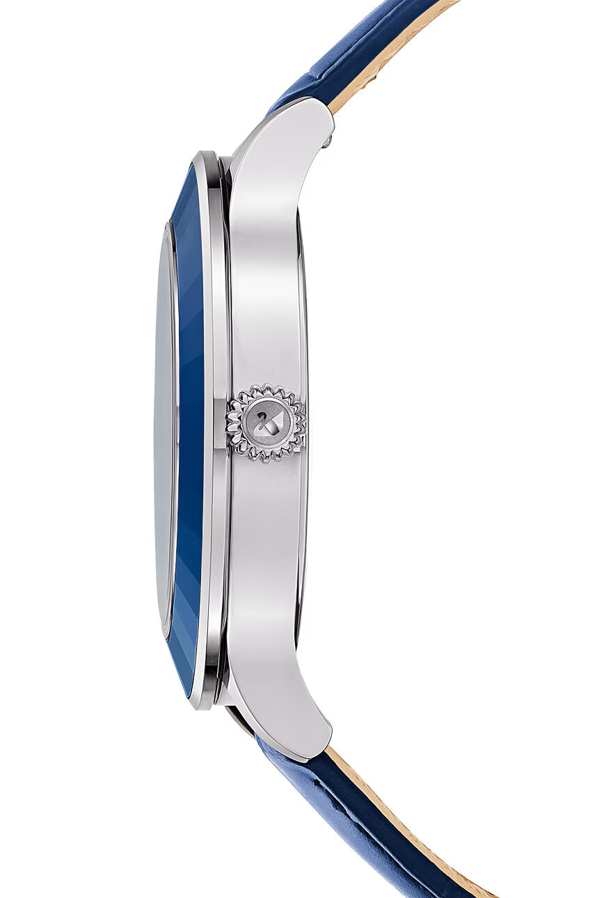 Swarovski Часовник дамски в тъмносиньо - Pepit.bg