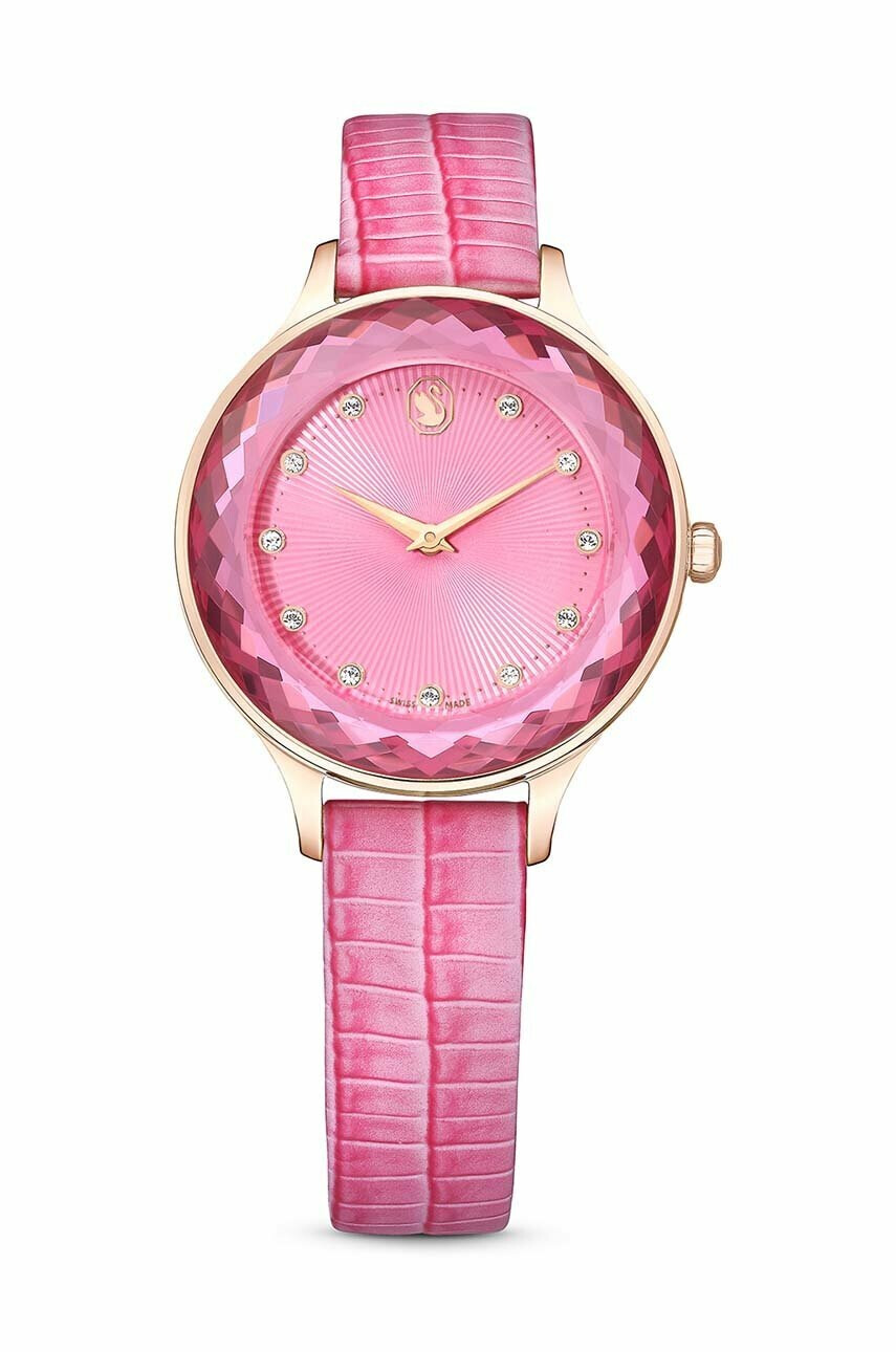 Swarovski Часовник OCTEA NOVA 5650030 дамски в розово - Pepit.bg