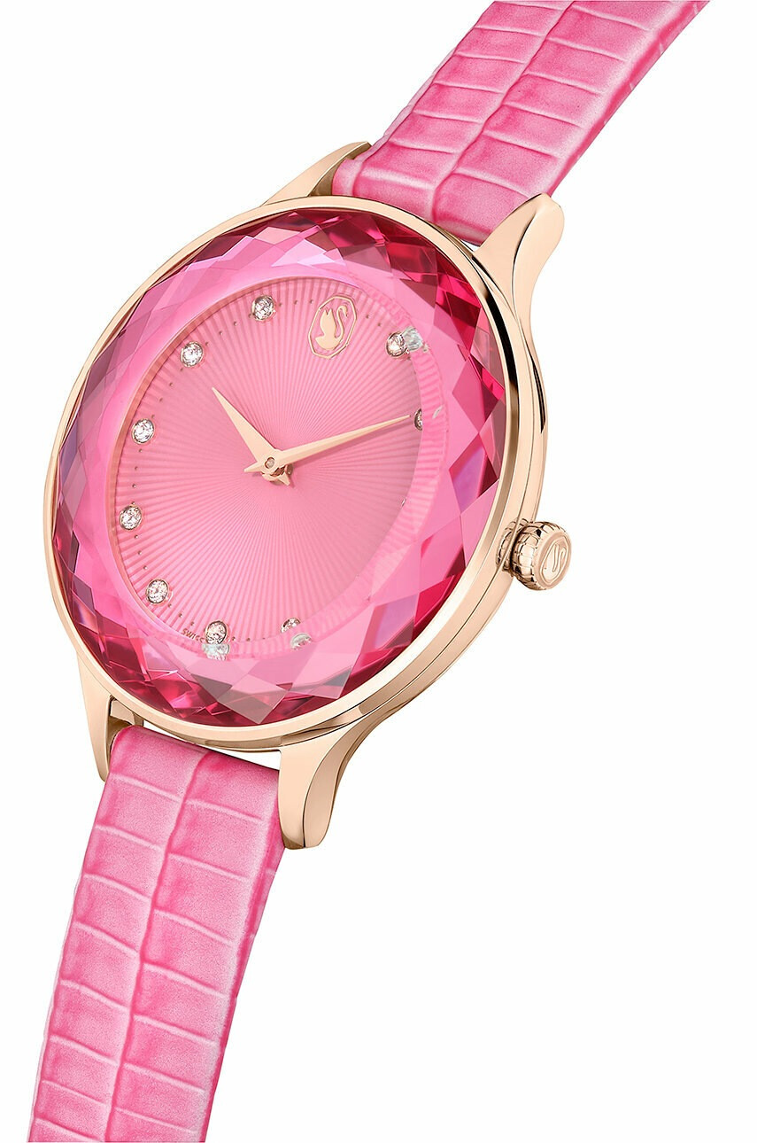 Swarovski Часовник OCTEA NOVA 5650030 дамски в розово - Pepit.bg
