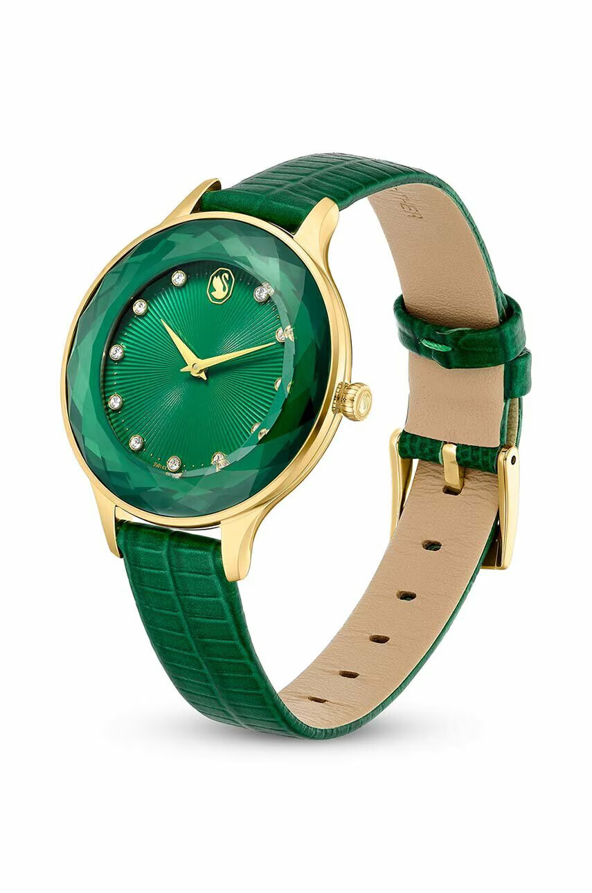 Swarovski Часовник OCTEA NOVA 5650005 дамски в зелено - Pepit.bg