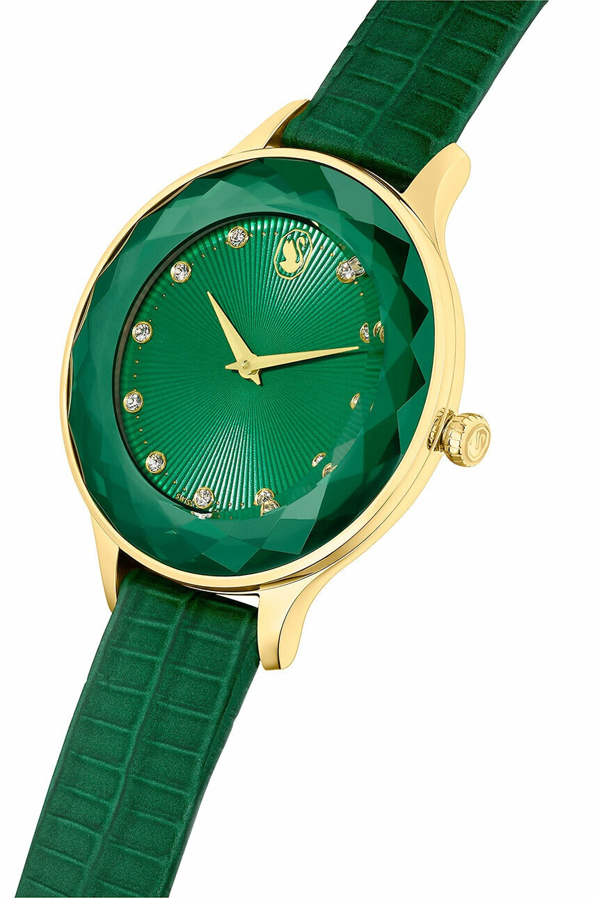 Swarovski Часовник OCTEA NOVA 5650005 дамски в зелено - Pepit.bg