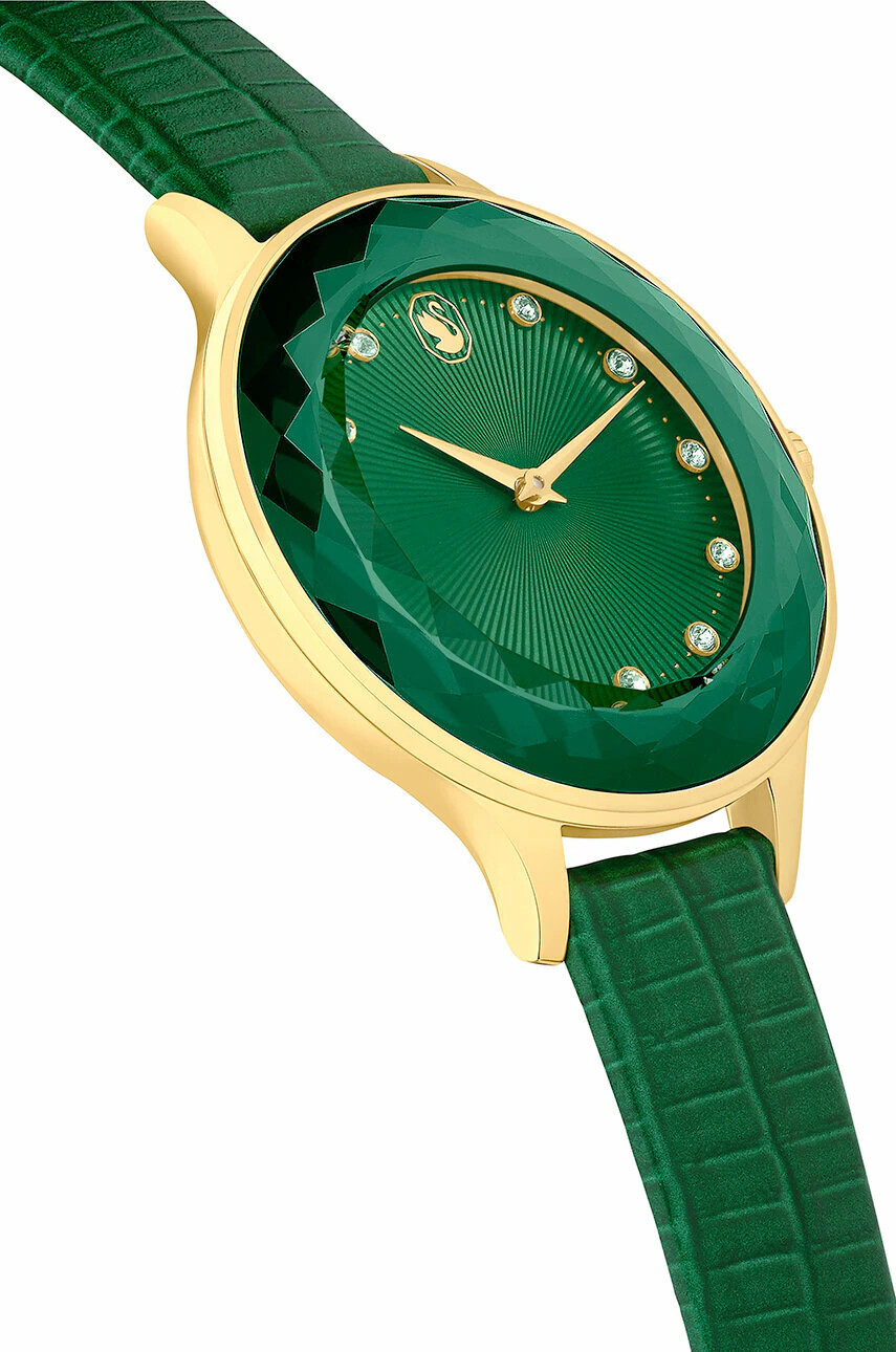 Swarovski Часовник OCTEA NOVA 5650005 дамски в зелено - Pepit.bg