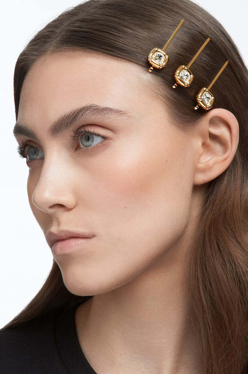 Swarovski Фиби за коса Dulcis в златисто - Pepit.bg