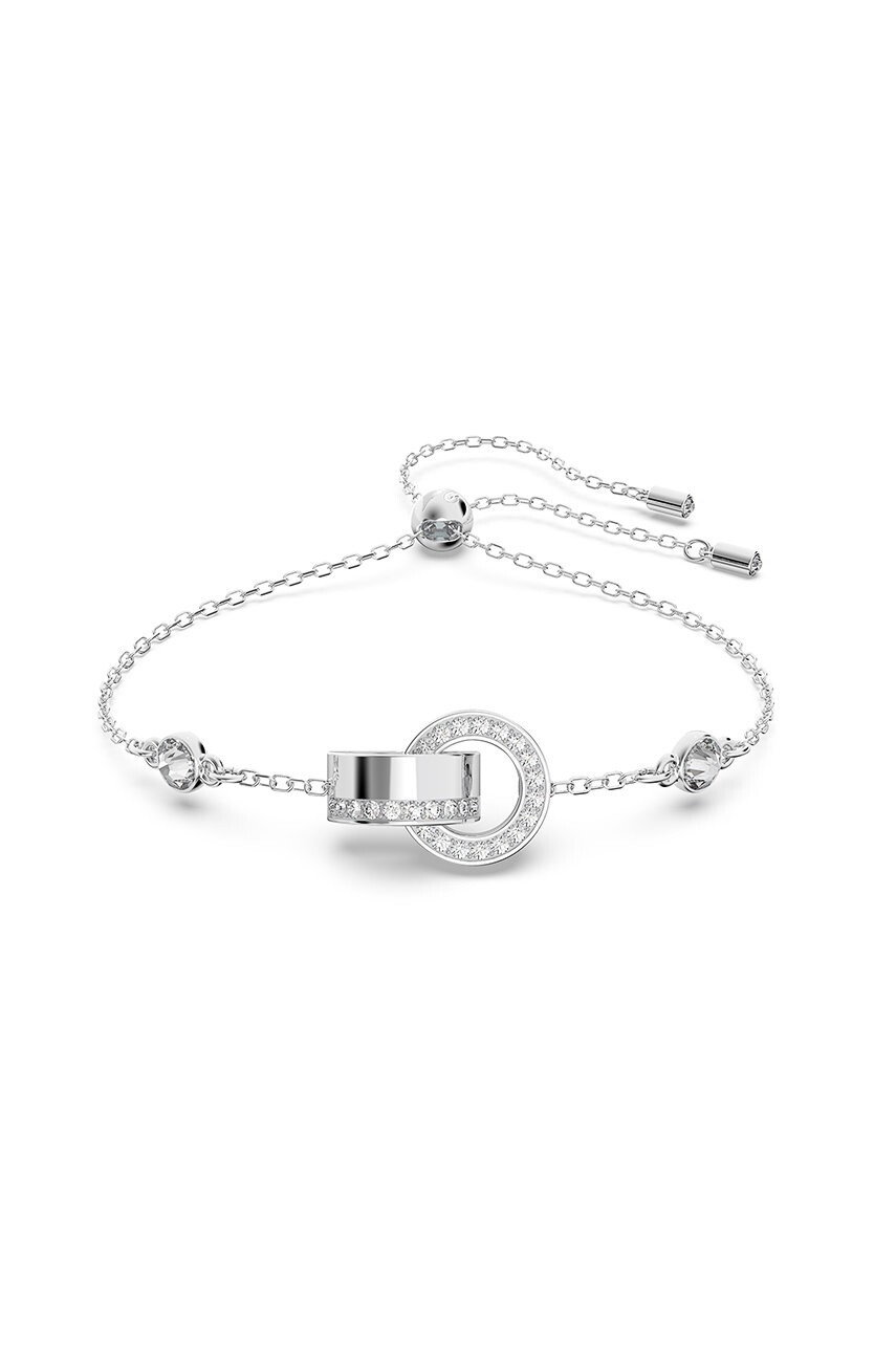 Swarovski Гривна дамска в сребристо - Pepit.bg