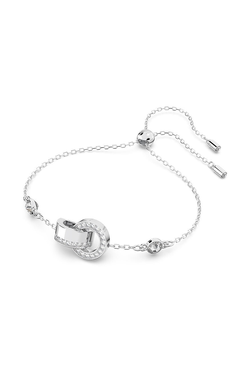 Swarovski Гривна дамска в сребристо - Pepit.bg