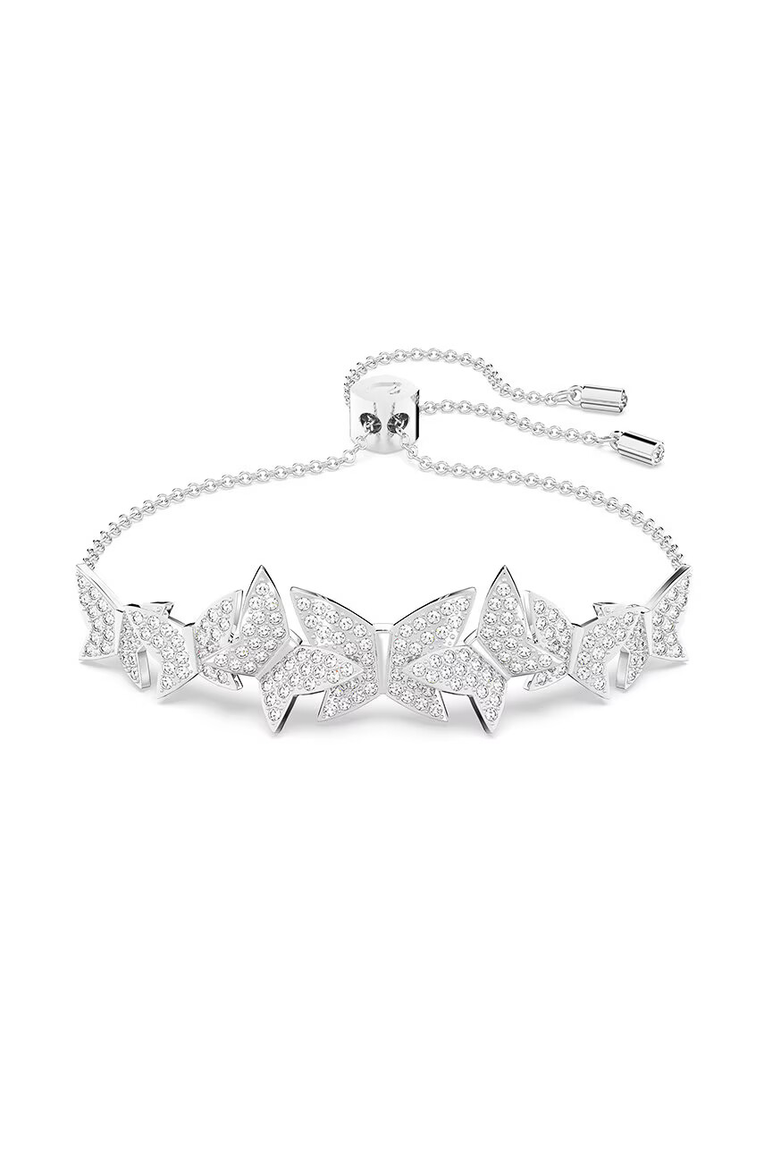 Swarovski Гривна дамска в сребристо - Pepit.bg