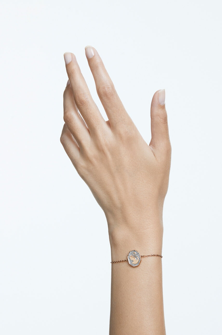 Swarovski Гривна дамска в златисто - Pepit.bg
