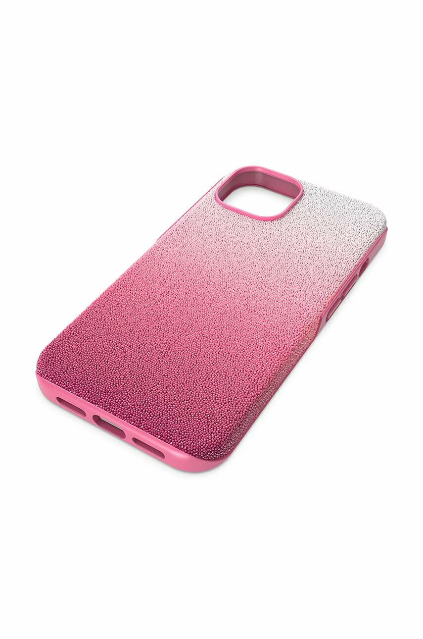Swarovski Кейс за телефон IPhone 14 в розово - Pepit.bg