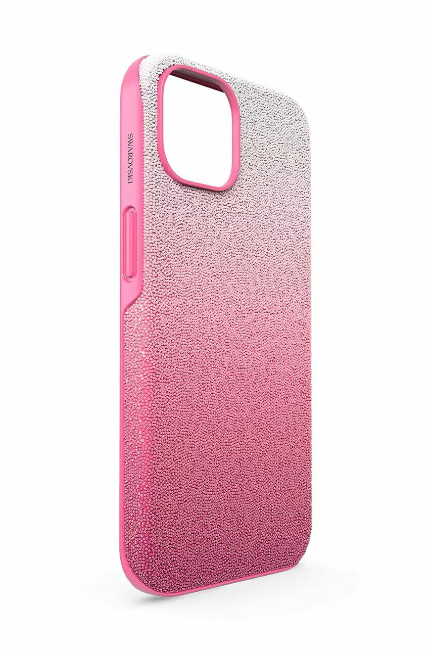 Swarovski Кейс за телефон IPhone 14 в розово - Pepit.bg