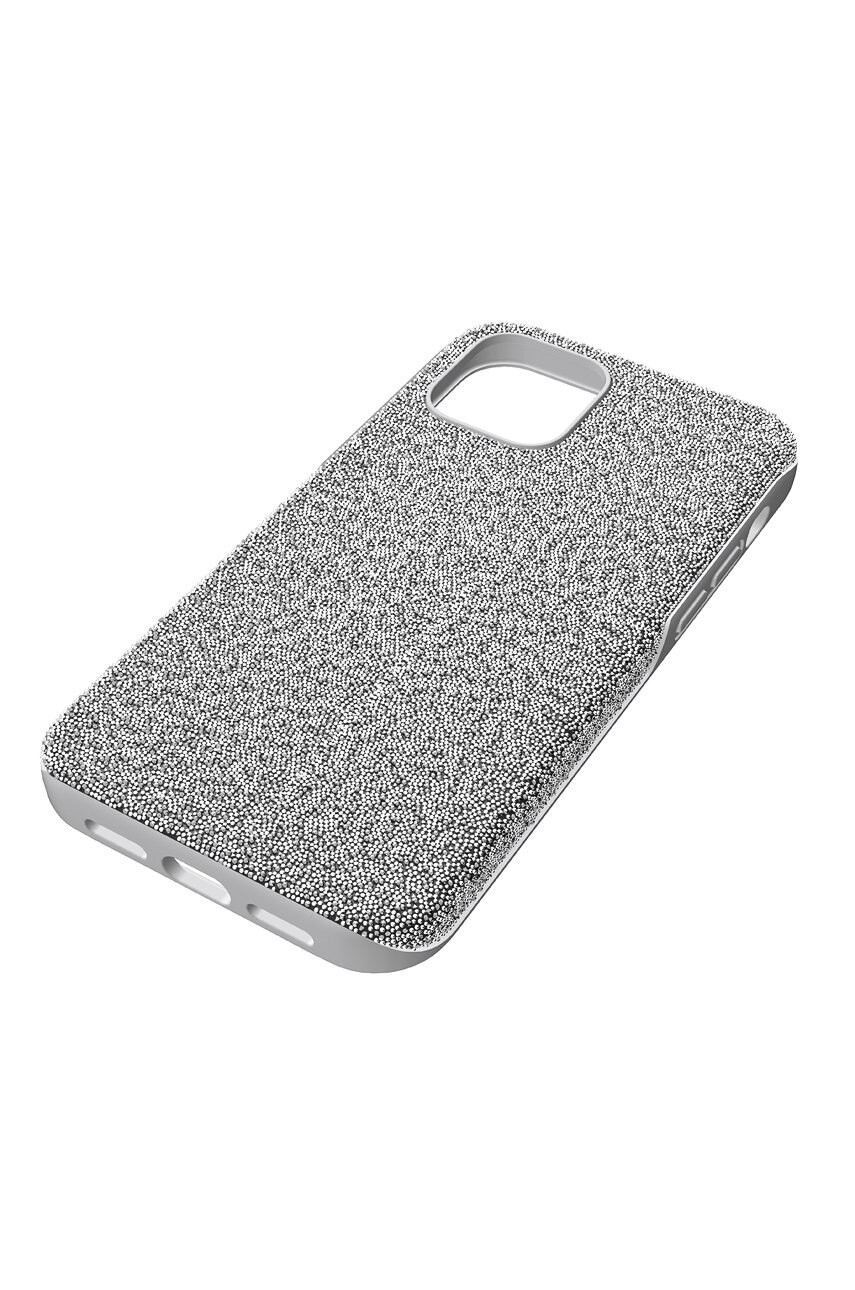 Swarovski Кейс за телефон за iPhone 12/12 Pro High в сиво - Pepit.bg